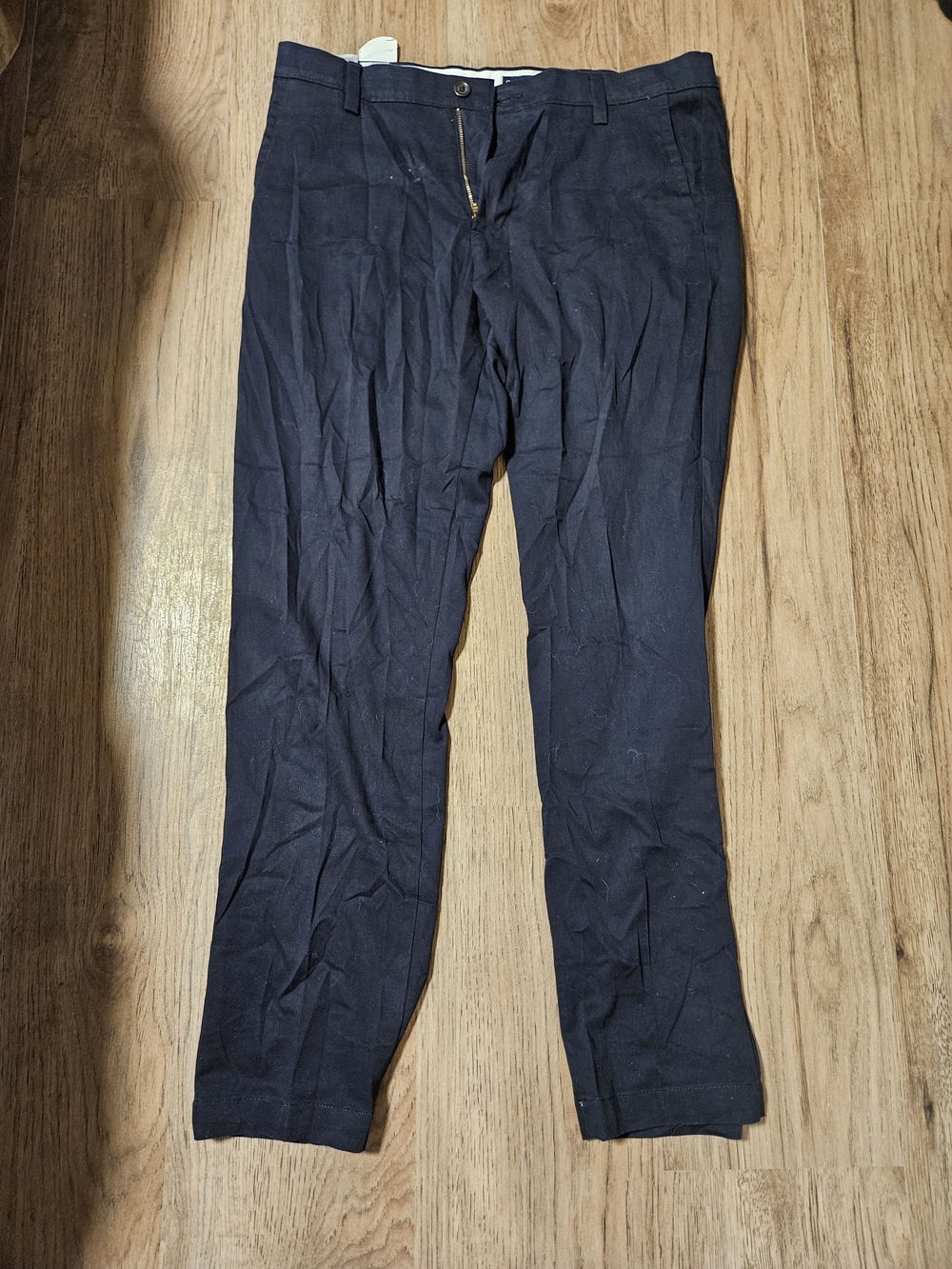 Dockers Navy Easy Khaki Slim Fit Straight-Leg Chinos 34x32